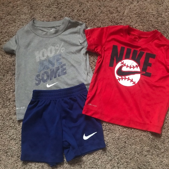 Nike Other - Toddler -2t Nike set- 2 shirts, 1 pair shorts